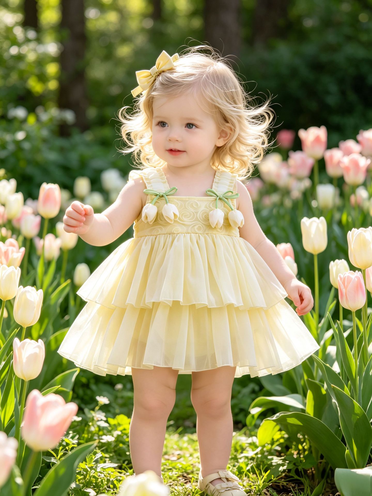 2025 verano versión coreana del vestido de archivo abierto de una pieza para bebé, mameluco de tirantes de flores para bebé, escalada de estilo occidental para niñas