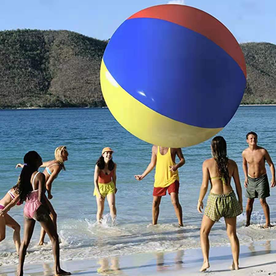 Inflatable beach travel water polo ball PVC play in water