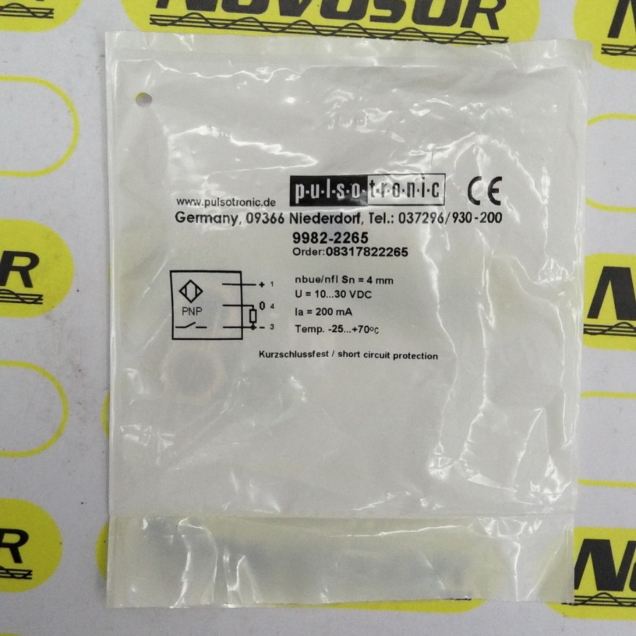 PULSOTRONIC传感器9982-2265咨询后下单