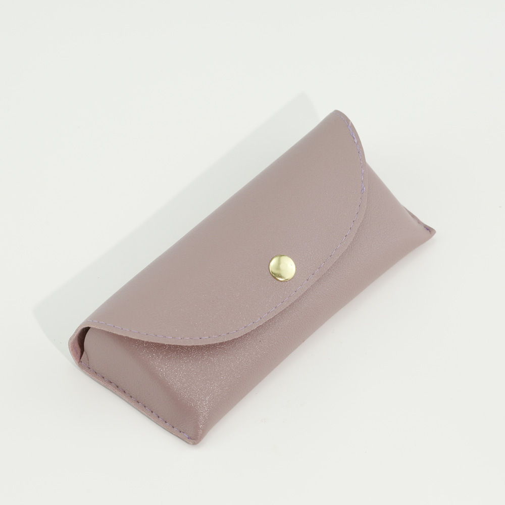 Classic Style Solid Color Pu Leather Unisex Glasses Case display picture 23