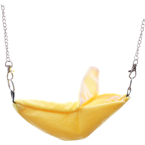 Small pet hamster banana cotton nest, winter warm hanging hammock hammock, moon boat-shaped hanging swing bed