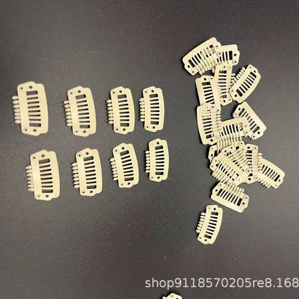 Pet DIY Hairpin Wig Dog Stainless Steel Comb Clip Off-white Non-shedding Paint Washable Environmentally Friendly Paint Material Headwear
