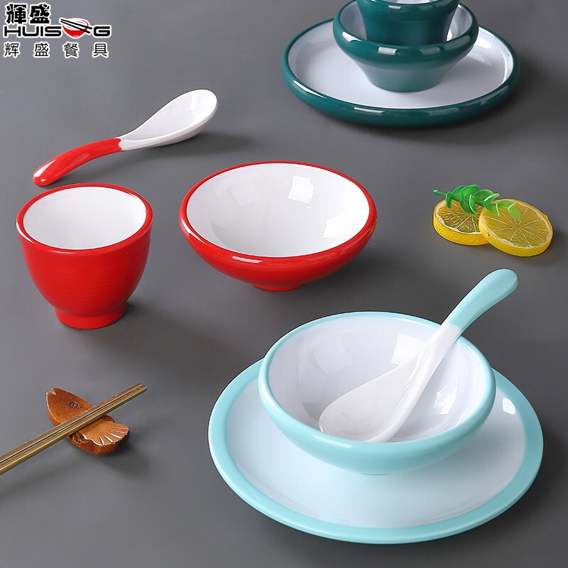 Creative Nordic Melamine Tableware Set, Four-Piece Set for Commercial Restaurants, Hotels, Hot Pot Restaurants, Bowls, Plates, Spoons, Cups Creative Nordic Melamine Tableware Set, Four-Piece Set for Commercial Restaurants, Hotels, Hot Pot Restaurants, Bowls, Plates, Spoons, Cups