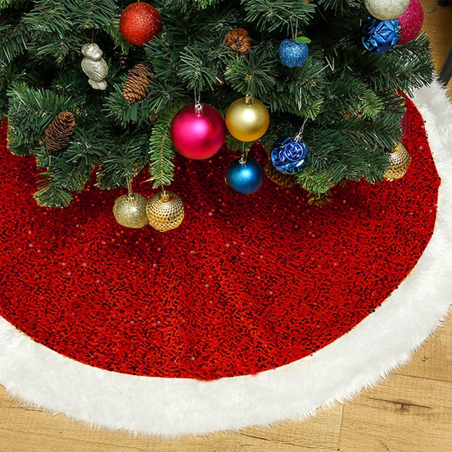 봉제 조각 나무 레드