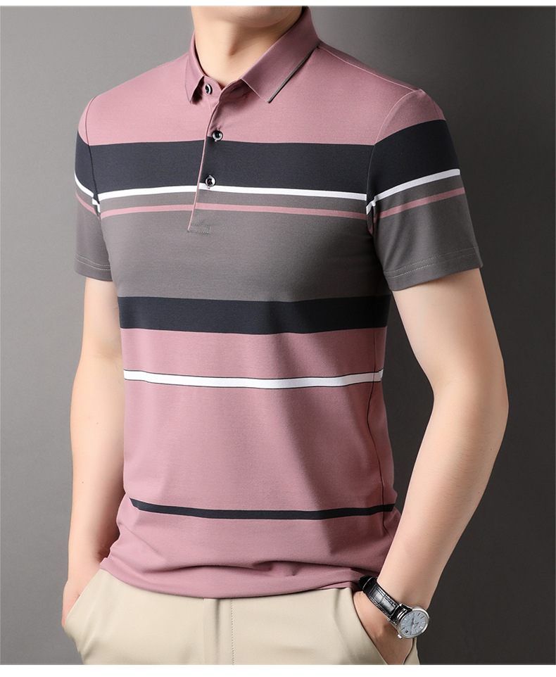 2023 Striped Short-Sleeve T-Shirt 12