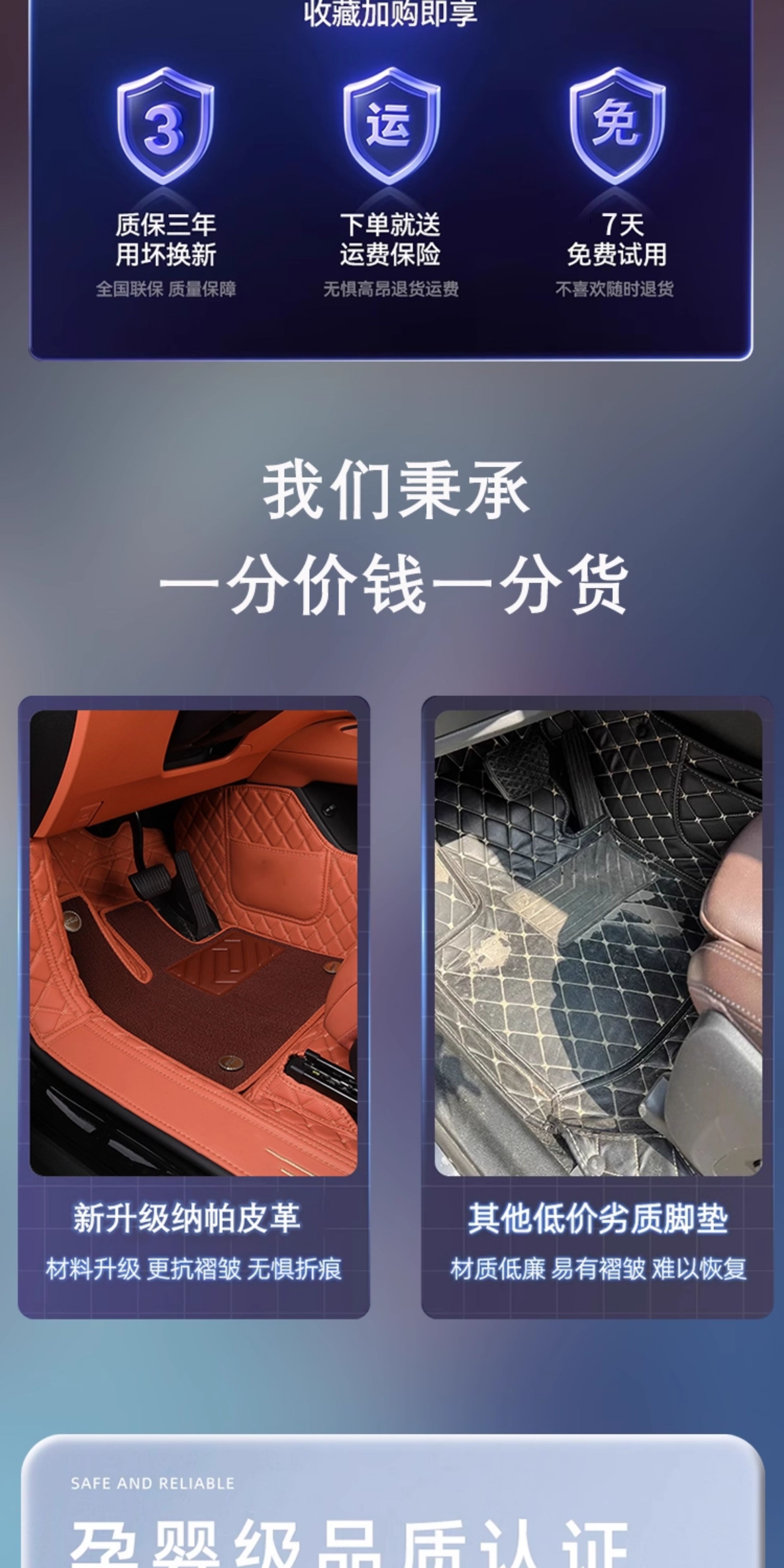 Geely Galaxy L7 full-coverage car mats, carpet-style Galaxy L7 custom car floor mats