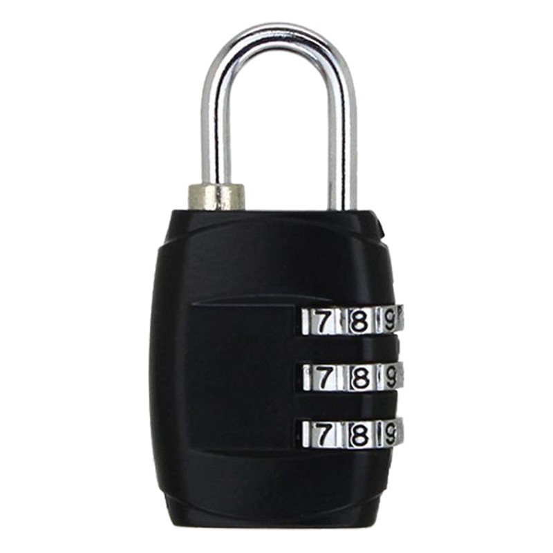 Luggage Password Lock Three-Digit Travel Suitcase Locker Drawer Metal Small Lock Mechanical Small Hanging