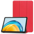 适用HUAWEI华为MatePad SE 10.4保护壳纯色三折卡斯特平板保护套