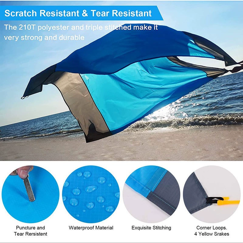 Handheld summer beach carpet for swimming for camping