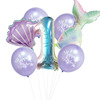 Balloon, digital set, mermaid, Amazon, gradient