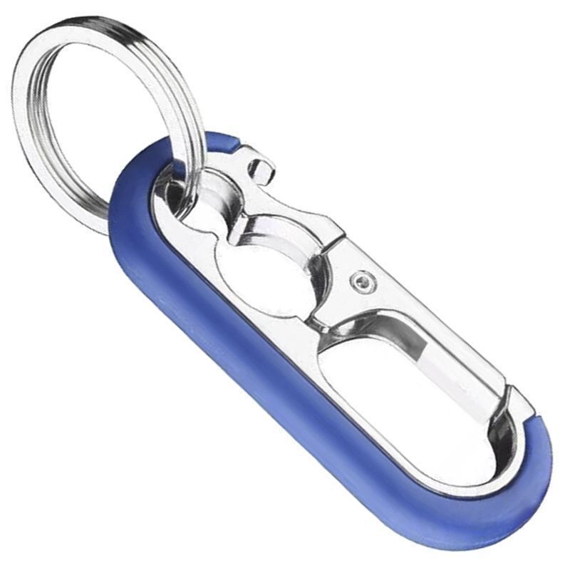 Llavero del coche nuevo 2023 de los hombres cerradura de la cintura chica creativa llavero exquisito doble anillo llavero