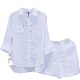 Amazon Cross-border Spring and Autumn plus size Loose Temperament Casual Western Style Age-reducing Fashion Cotton and Linen Solid Color Shirt suit