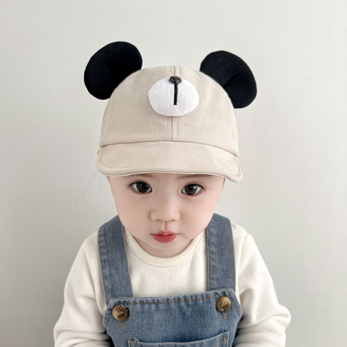 Gorra de Patito para Bebé de Algodón con Protección Solar para Salidas y Aire Libre