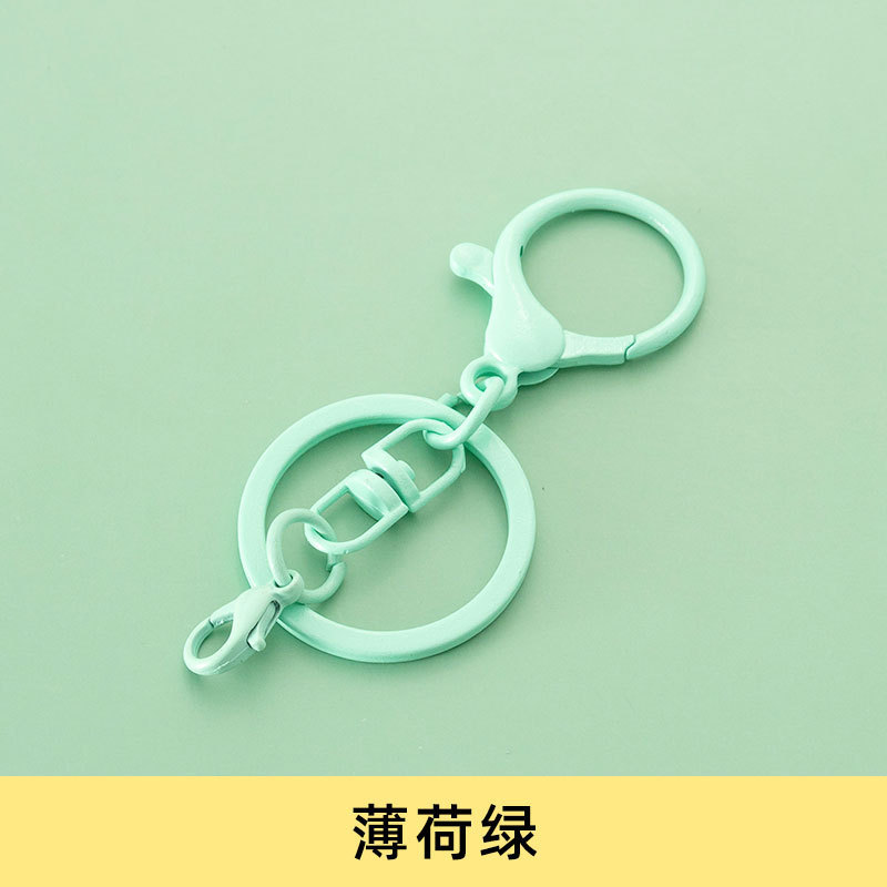カラー塗装8字回転キーホルダー303ロブスターキーチェーン金属diyアクセサリーアクセサリー部品|undefined