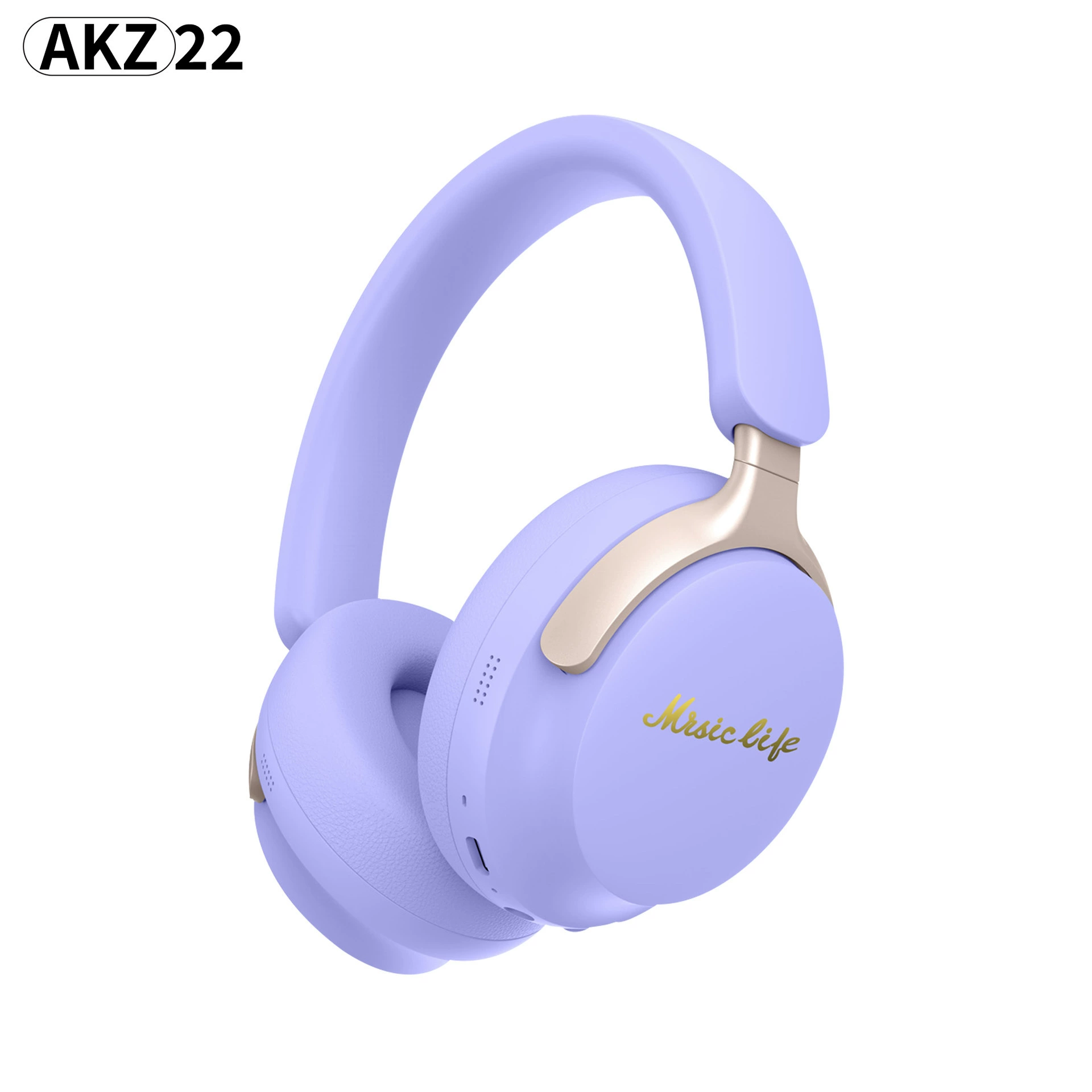 Новый 2024 AKZ-22 кросс‑бордер беспроводной новый гарнитур Bluetooth макаронный цвет карта FM гарнитура