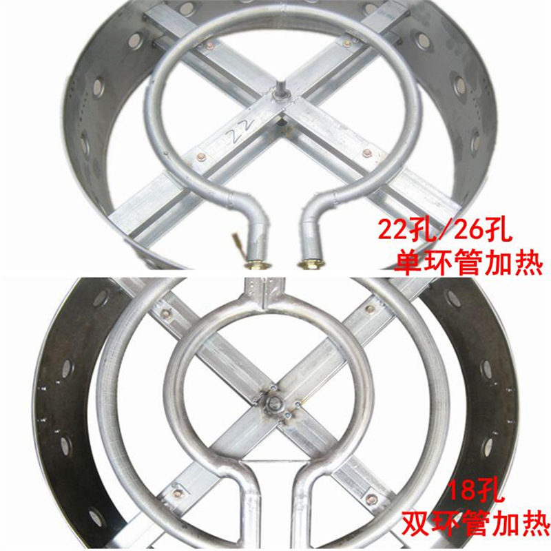 18 agujeros 22 agujeros 26 agujeros de carbón comercial huevo horno de hamburguesas máquina de hamburguesas de huevos máquina de hamburguesas