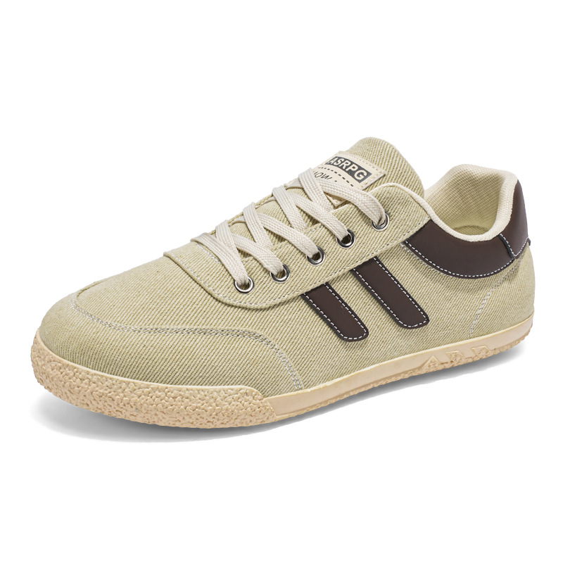 Primavera nuevos zapatos de panel de tela transpirable de cuatro estaciones para hombres, zapatos bajos casuales de todo fósforo para estudiantes de moda, zapatos deportivos para hombres