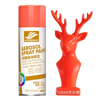 Haoshun automatic painting hand-cranked: Avtomobil boyası - fluorescent-orange450ml230g