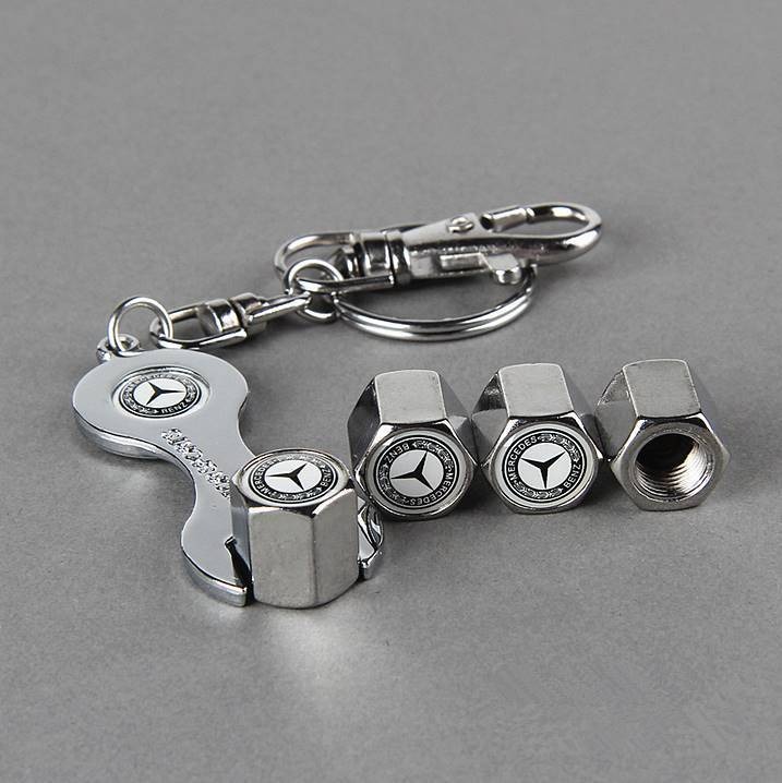 Suitable for Mercedes-Benz C-Class S-Class Gla Glk Glc Tire Valve Cap Anti-Theft Personalized Modified Valve Core Cap