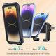Cross-border new electric car mobile phone bracket shock-absorbing motorcycle bicycle navigation mobile phone rack does not block the camera