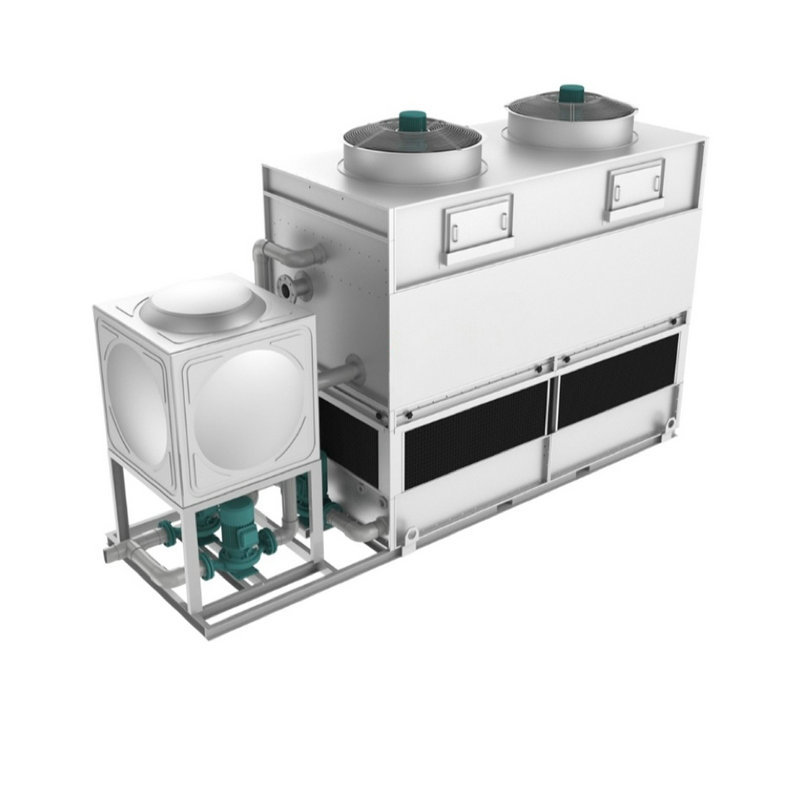 闭式冷却塔304不锈钢冷却塔冷水塔工业封闭式冷却塔盘管散 热水塔