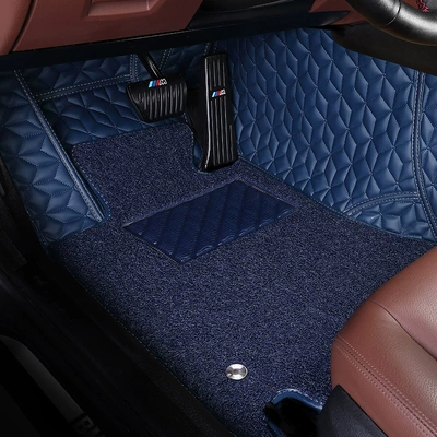 Blanket Full Coverage, Ayaqaltılar (Kovriklər) - blue-blue-silk-circle-pad