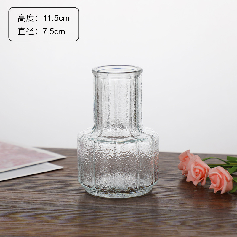 Juego de jarrones pequeños populares de Amazon, jarrones de estilo europeo para arreglos florales, decoración de alta gama para sala de estar y cocina