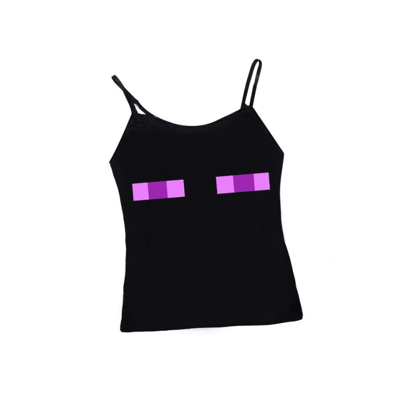 2025 Qiduo Cross-Border Trendy Fashion Y2K Mosaic Print Graphic Retro Punk Goth Camis Rock Top 2025 Qiduo Cross-Border Trendy Fashion Y2K Mosaic Print Graphic Retro Punk Goth Camis Rock Top