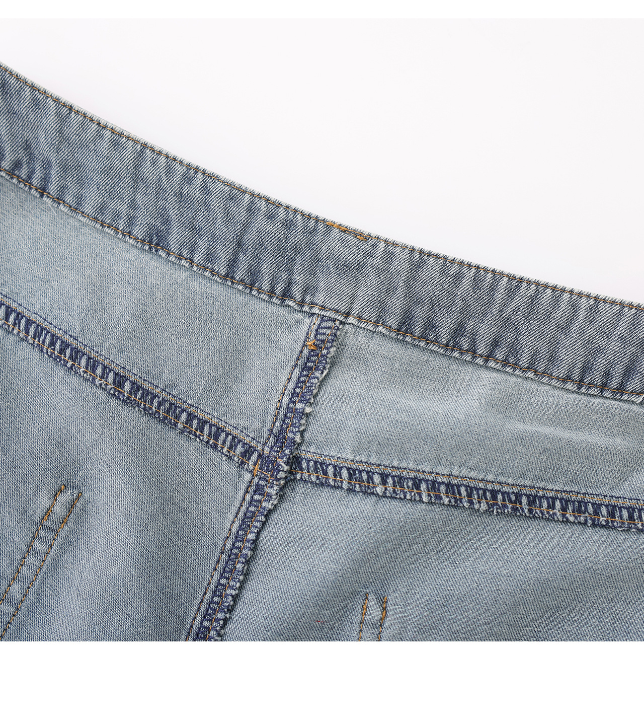 Bộ áo ren phối quần jeans nữ phong cách Trung Hoa mùa hè — màu kaki chi tiết 22