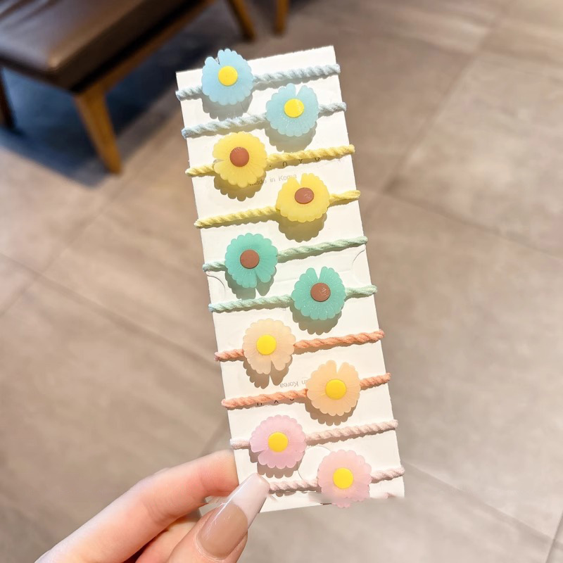 Anillo de pelo de pulgar bebé no daña cabello pequeño toque de cabello para niños correa de goma para niñas cuerdas de cabello para bebés cuerdas de cabeza de alta elasticidad