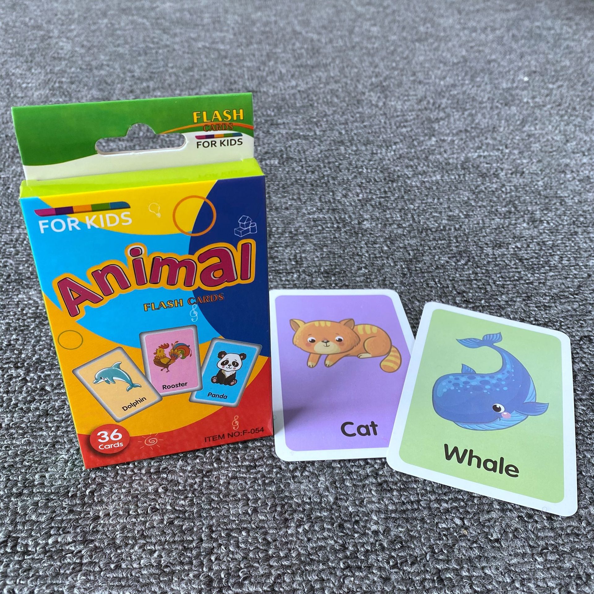 Zhengke Industry and Trade Flash Card English Word Card FlashCards Early Education Enlightenment Kindergarten Training School Teaching Aids