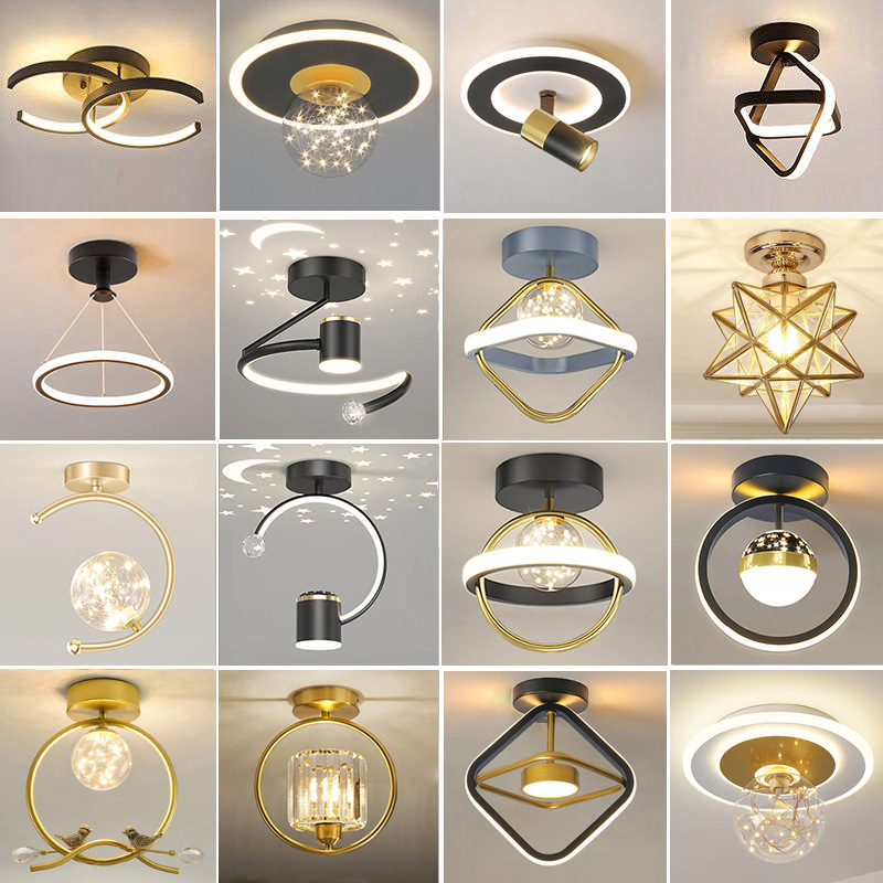 Internet-famous aisle light, corridor light&mdash;creative three-color light, minimalist and modern entryway foyer light, hallway light, pathway home lighting.