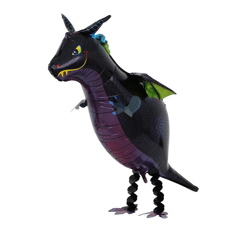 Transfronterizo mascotas caminando globo fiesta de cumpleaños arreglo de película de aluminio globo caminando globo de papel de aluminio