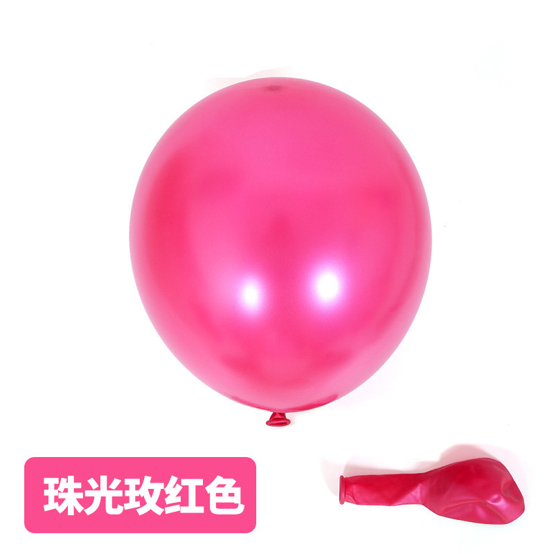 Globo de látex perla de 12 pulgadas (2.8g), redondo y colorido, para decoración de cumpleaños o bodas