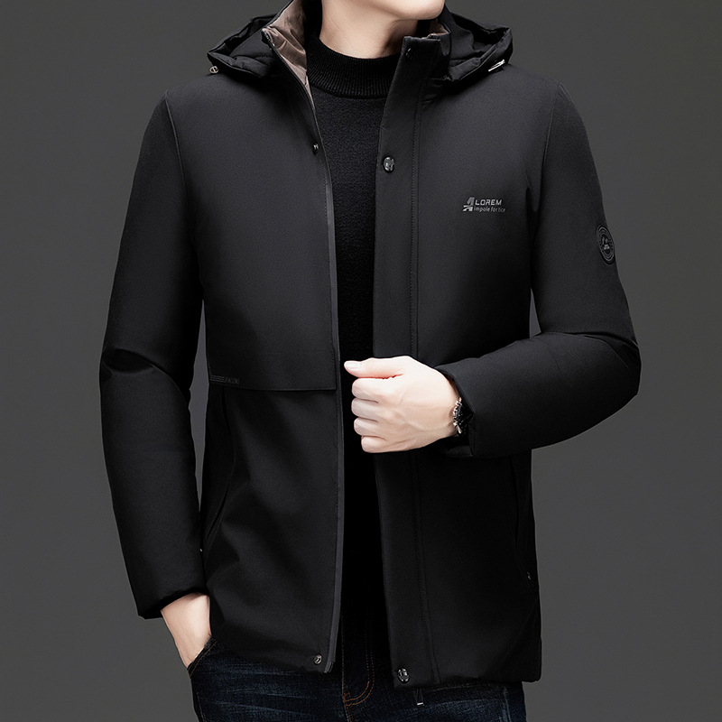 专柜同款中年男士棉衣2025花公子加厚保暖棉服爸爸装冬装休闲外套