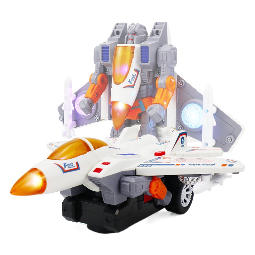 Tiktok es el mismo luchador giratorio universal colorido música ligera robot de juguete eléctrico para niños puesto transfronterizo