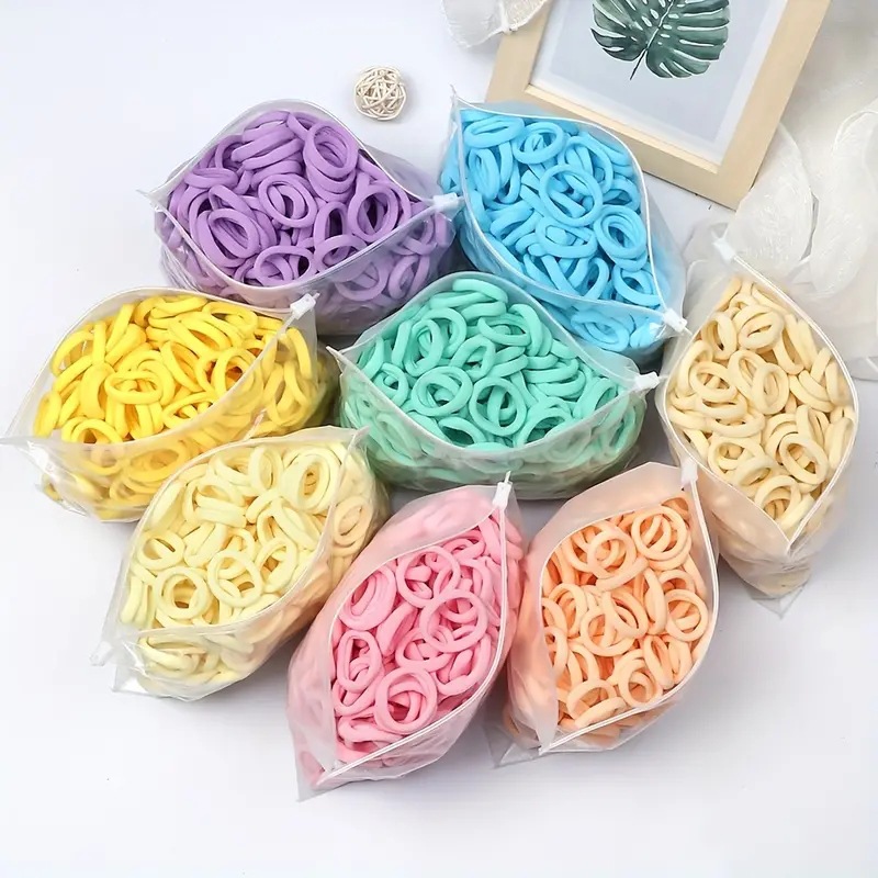 Women's Simple Style Commute Solid Color Cloth Hair Tie display picture 3