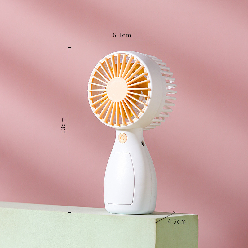 Hand-held fan-yellow