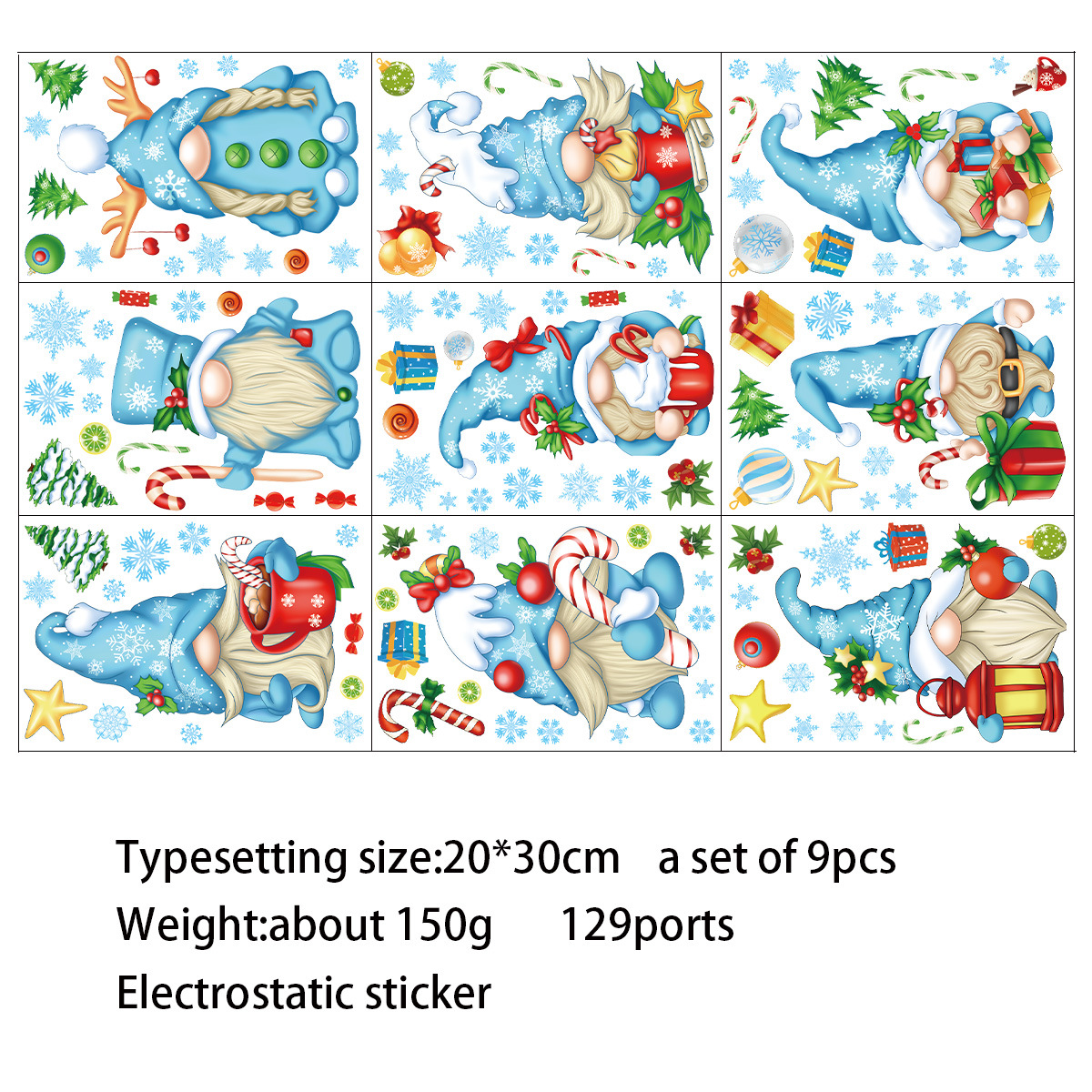 Azul Santa Claus 9 sets
