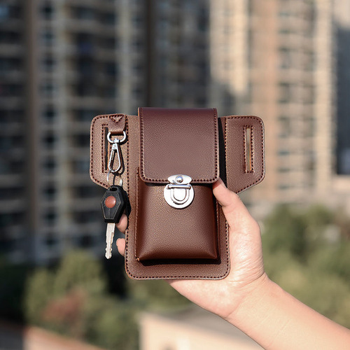 Phone bag men's waist bag for working construction site multi-functional wear waist phone case tall model middle-aged and elderly mini small bag