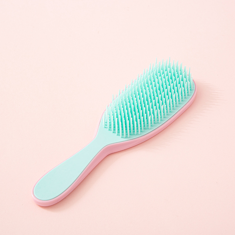 Mango largo costilla peine celebridad de Internet mismo estilo no anudado mullido masaje peine hogar costilla peine peluquería peine del pelo al por mayor