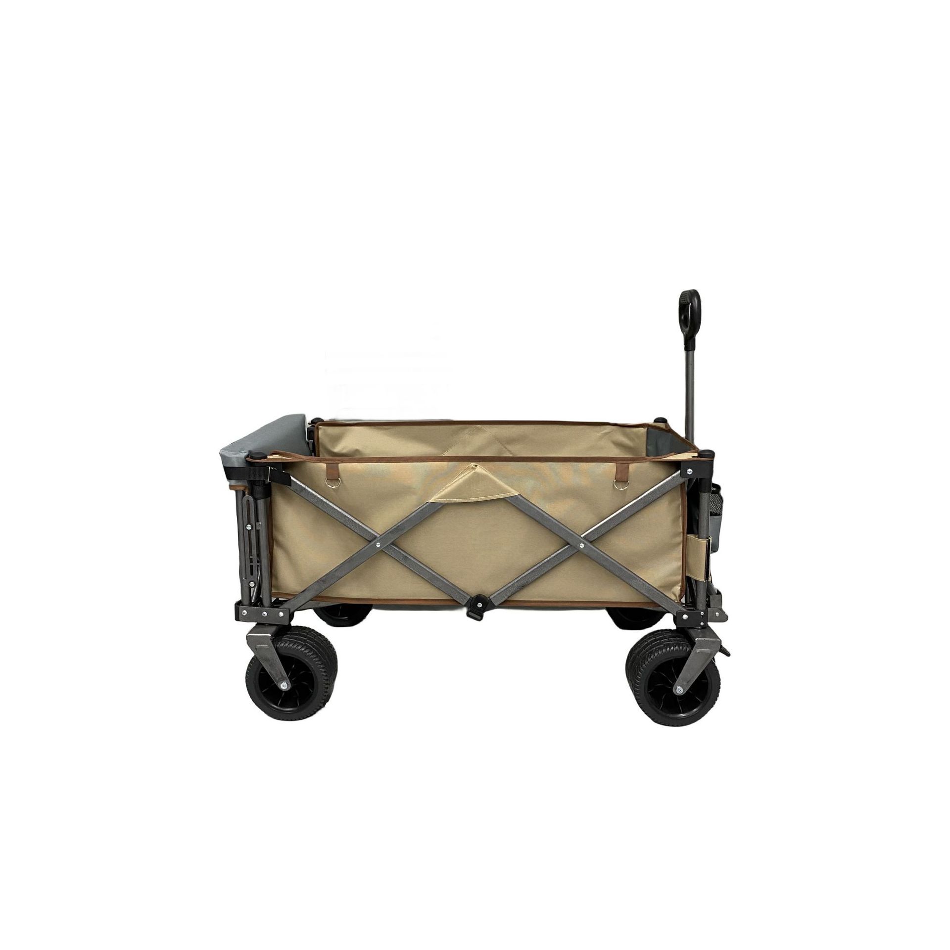 Camper van puesto grande compras al aire libre carrito de picnic rueda todoterreno camper modelo de reunión se puede abrir en la parte posterior