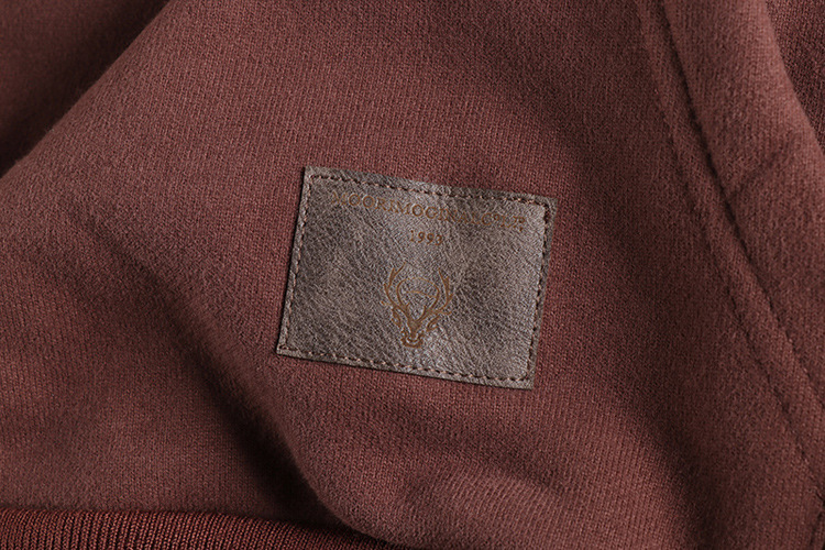 Felpa con cappuccio uomo casual con collo aperto alla moda_voghion.com