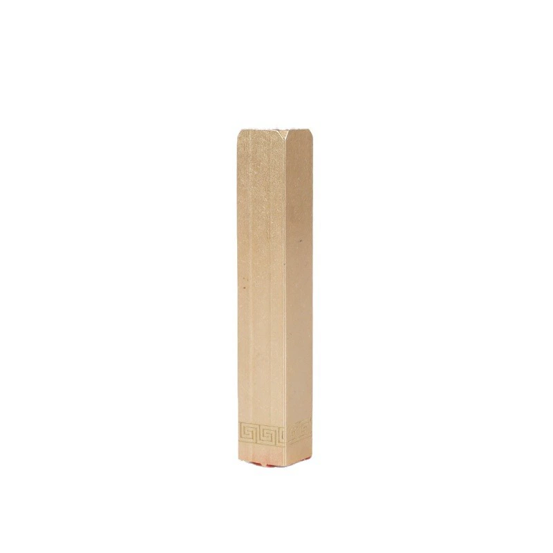 Copper brass seal, 1×1×6cm