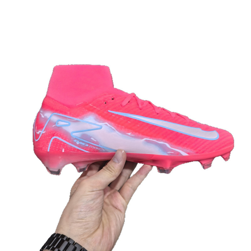 Zapatos de comercio exterior Superfly zapatos de fútbol de combate real para hombres Assassin 16 zapatos deportivos de punto de alta altura zapatos de fútbol de moda FG para mujeres