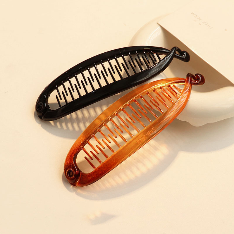 Pinza a banana per capelli donna accessorio volume elegante_voghion.com