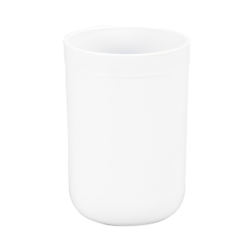 Cubierta de bambú hogar enjuague bucal taza simple Baño de moda taza de lavado de plástico fábrica creativa al por mayor taza de cepillo de dientes para adultos