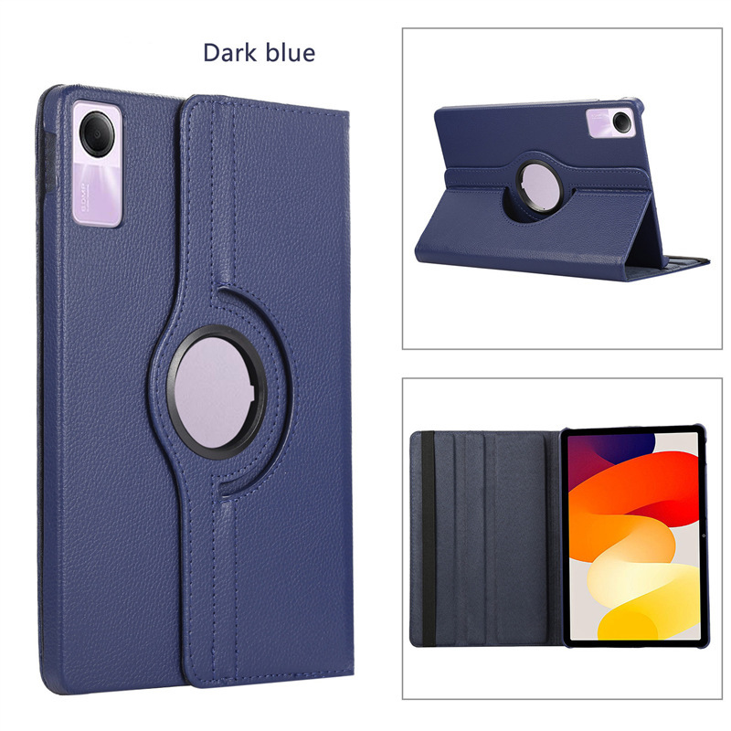 Suitable for Lenovo Xiaoxin Pad2024 Tablet Protective Case M11 Pebbled Pattern Rotating Leather Case P12 Inch 12.7 Case Suitable for Lenovo Xiaoxin Pad2024 Tablet Protective Case M11 Pebbled Pattern Rotating Leather Case P12 Inch 12.7 Case