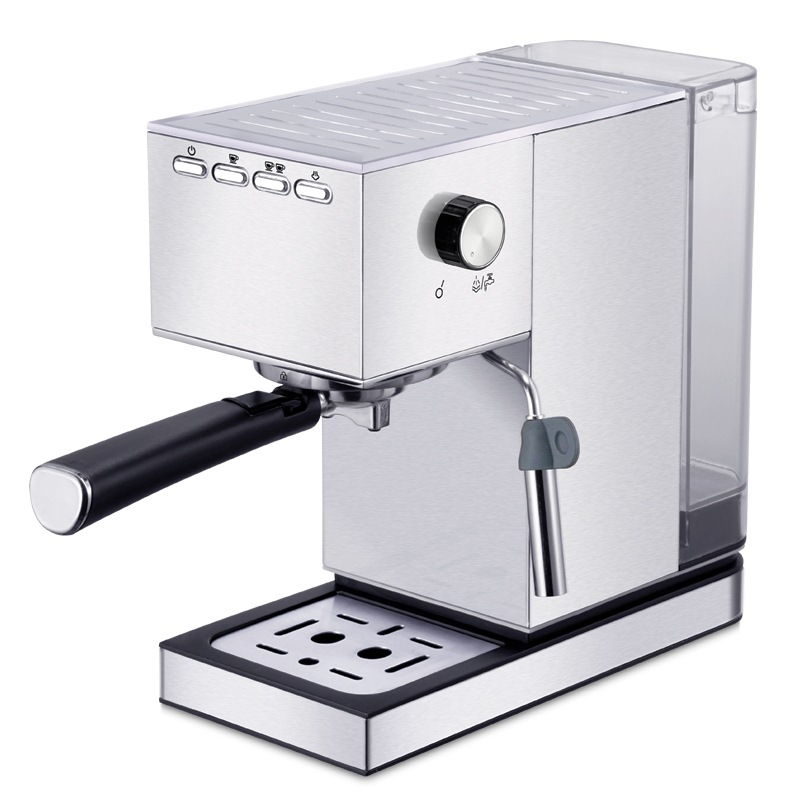 Transfronterizos caseros semiautomáticos máquina de café italiana tipo presión de acero inoxidable concentrado de alta calidad máquina de café al por mayor