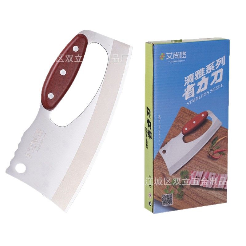 Cuchillo de cocina de ahorro de mano de obra cuchillo de madera de pera roja cuchillo de cocina Yangjiang cuchillo de corte doméstico cuchillo de cocina al por mayor